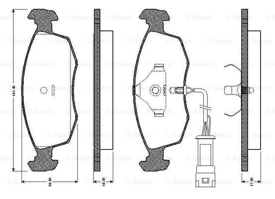 BOSCH 0 986 TB2 092 Brake...