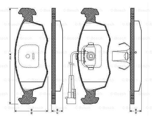 BOSCH 0 986 TB2 093 Brake...