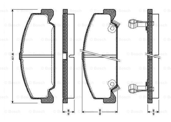 BOSCH 0 986 TB2 097 Brake...