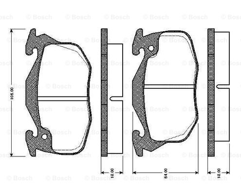 BOSCH 0 986 TB2 101 Brake...