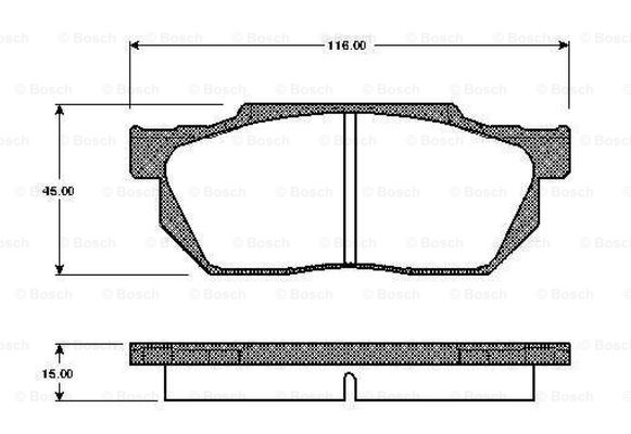 BOSCH 0 986 TB2 102 Brake...