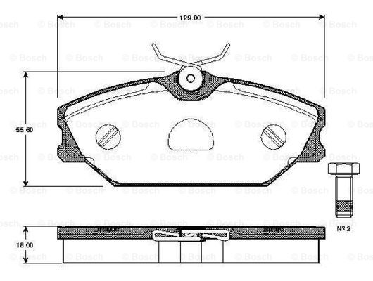 BOSCH 0 986 TB2 106 Brake...