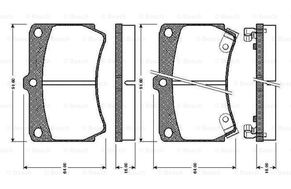 BOSCH 0 986 TB2 107 Brake...