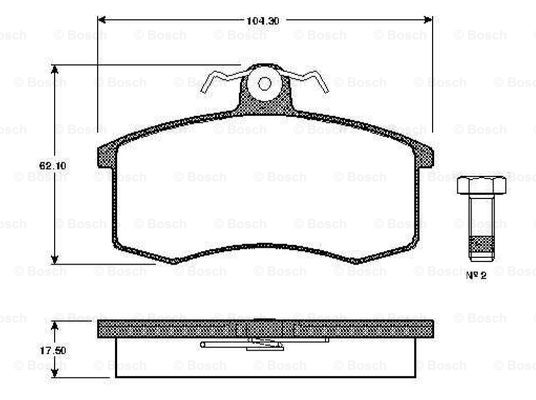 BOSCH 0 986 TB2 113 Brake...