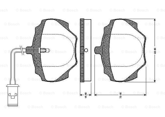 BOSCH 0 986 TB2 114 Brake...