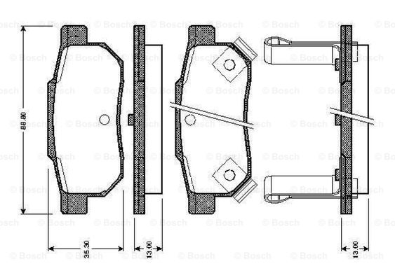 BOSCH 0 986 TB2 120 Brake...