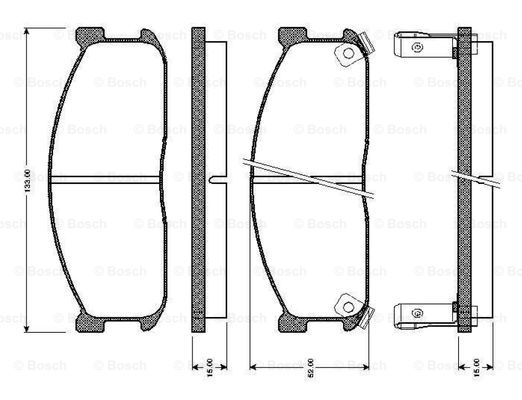 BOSCH 0 986 TB2 127 Brake...