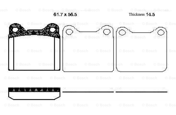 BOSCH 0 986 TB2 134 Brake...