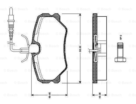 BOSCH 0 986 TB2 136 Brake...