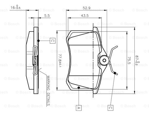 BOSCH 0 986 TB2 138 Brake...