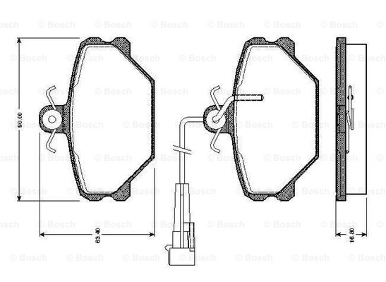 BOSCH 0 986 TB2 142 Brake...