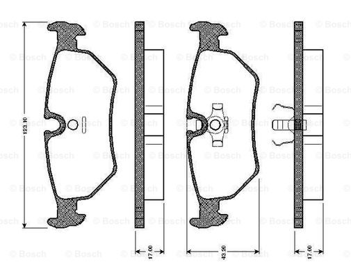 BOSCH 0 986 TB2 144 Brake...