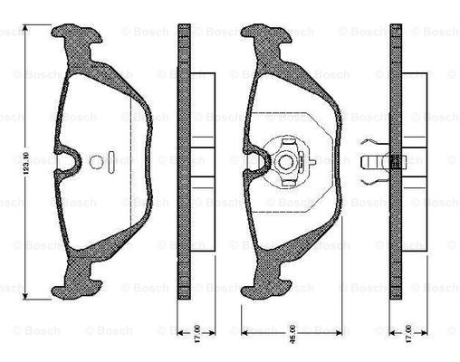 BOSCH 0 986 TB2 146 Brake...