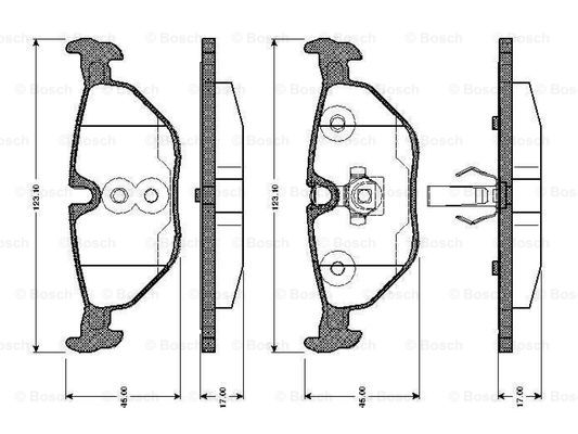 BOSCH 0 986 TB2 147 Brake...