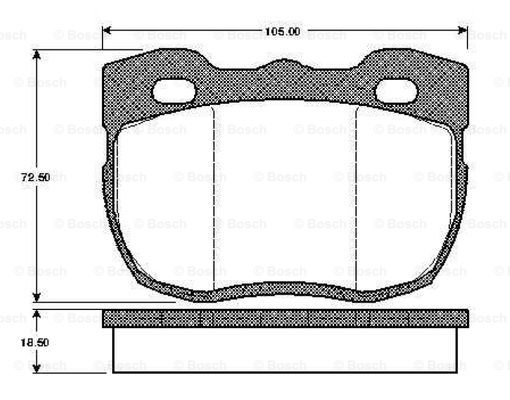 BOSCH 0 986 TB2 149 Brake...