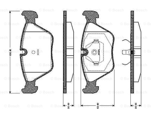 BOSCH 0 986 TB2 151 Brake...