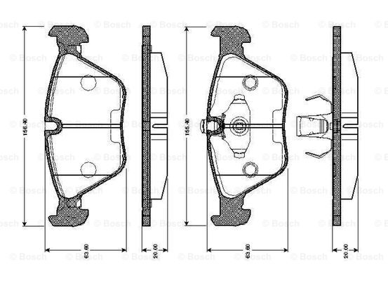 BOSCH 0 986 TB2 153 Brake...