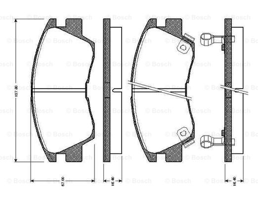 BOSCH 0 986 TB2 154 Brake...