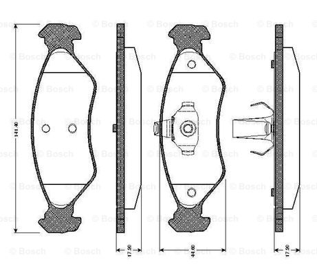 BOSCH 0 986 TB2 160 Brake...