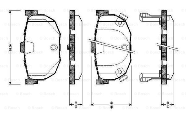 BOSCH 0 986 TB2 162 Brake...