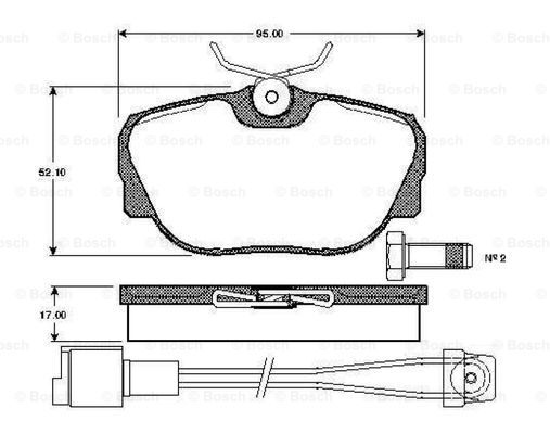 BOSCH 0 986 TB2 163 Brake...