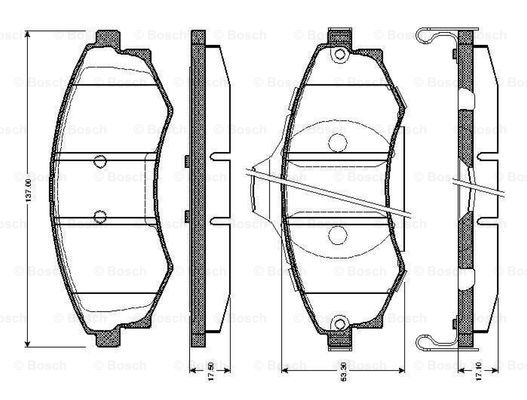 BOSCH 0 986 TB2 172 Brake...