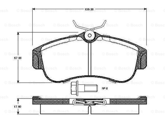 BOSCH 0 986 TB2 174 Brake...