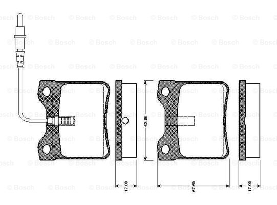 BOSCH 0 986 TB2 175 Brake...