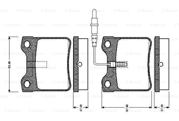 BOSCH 0 986 TB2 177 Brake...