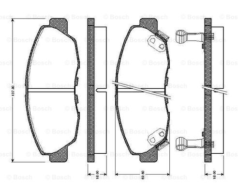 BOSCH 0 986 TB2 178 Brake...