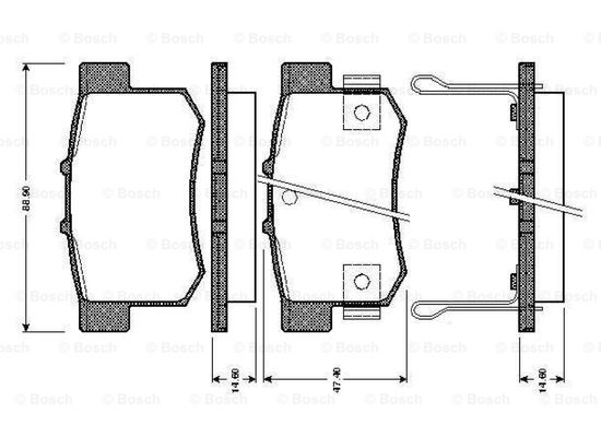 BOSCH 0 986 TB2 179 Brake...