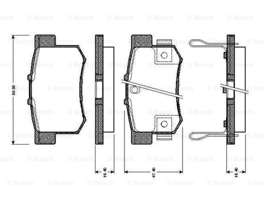 BOSCH 0 986 TB2 181 Brake...