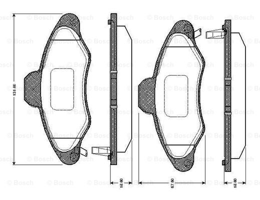 BOSCH 0 986 TB2 185 Brake...