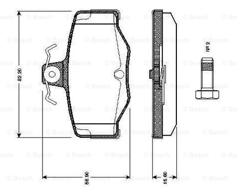 BOSCH 0 986 TB2 191 Brake...