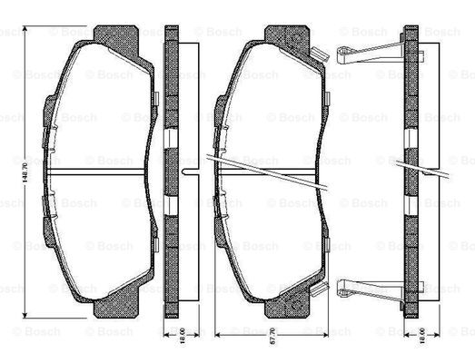 BOSCH 0 986 TB2 193 Brake...