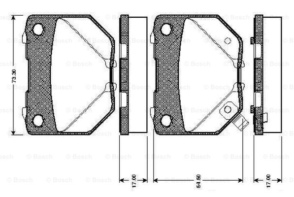 BOSCH 0 986 TB2 198 Brake...