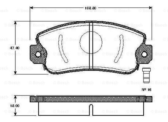 BOSCH 0 986 TB2 201 Brake...