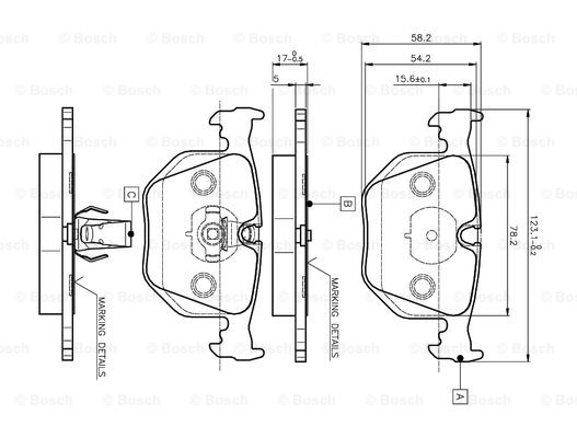 BOSCH 0 986 TB2 204 Brake...