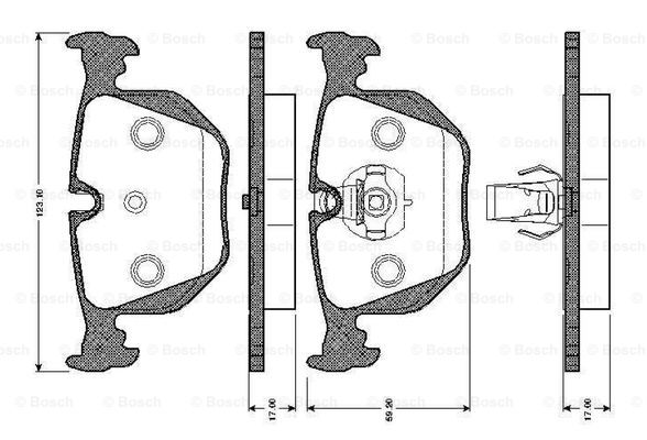 BOSCH 0 986 TB2 205 Brake...