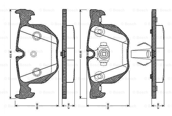 BOSCH 0 986 TB2 206 Brake...