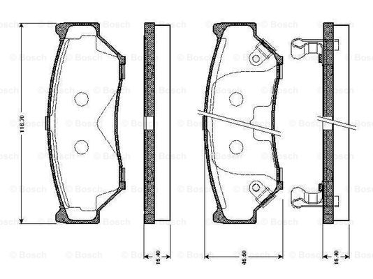 BOSCH 0 986 TB2 211 Brake...