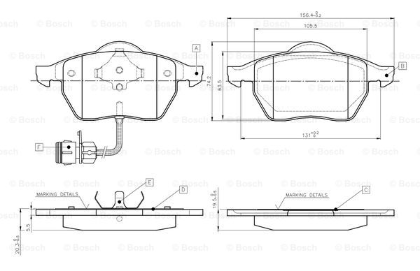 BOSCH 0 986 TB2 213 Brake...