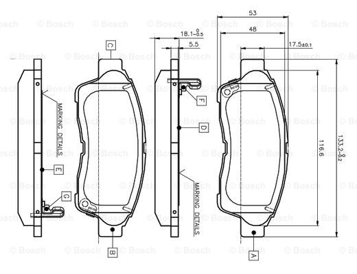 BOSCH 0 986 TB2 222 Brake...