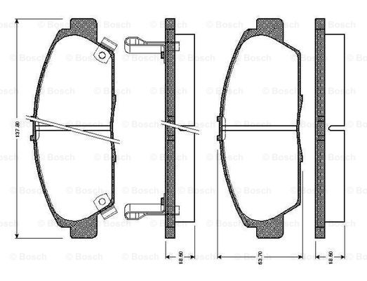 BOSCH 0 986 TB2 223 Brake...