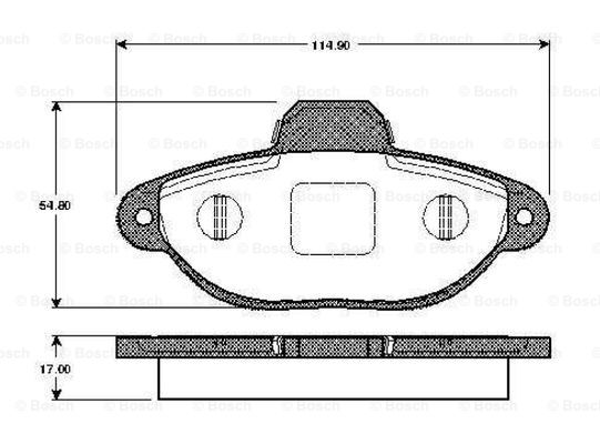 BOSCH 0 986 TB2 225 Brake...