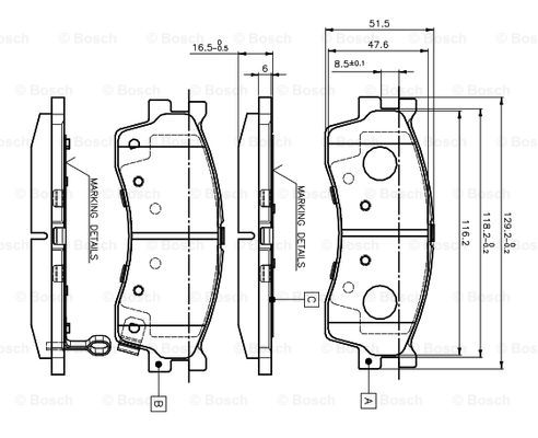 BOSCH 0 986 TB2 229 Brake...