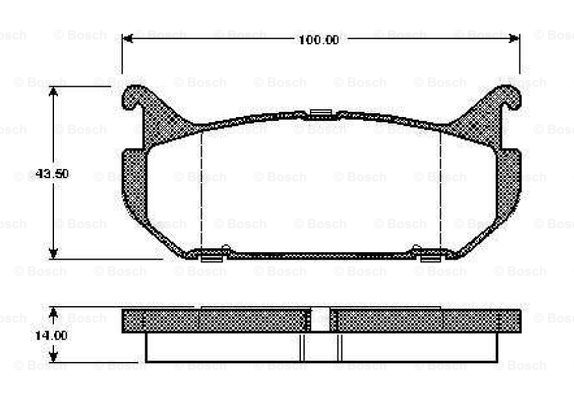 BOSCH 0 986 TB2 230 Brake...