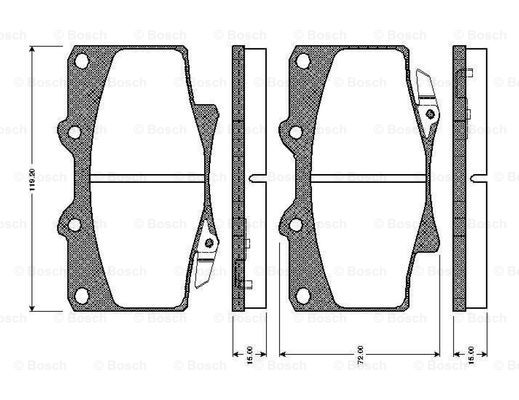 BOSCH 0 986 TB2 238 Brake...