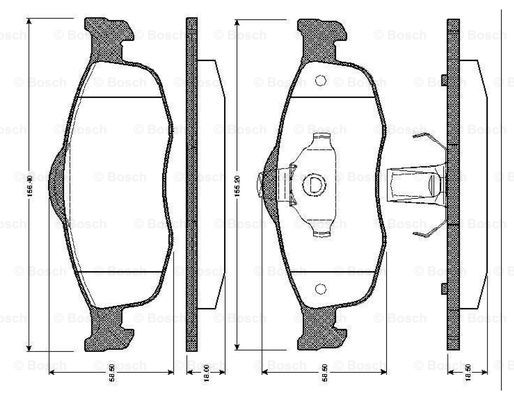 BOSCH 0 986 TB2 240 Brake...