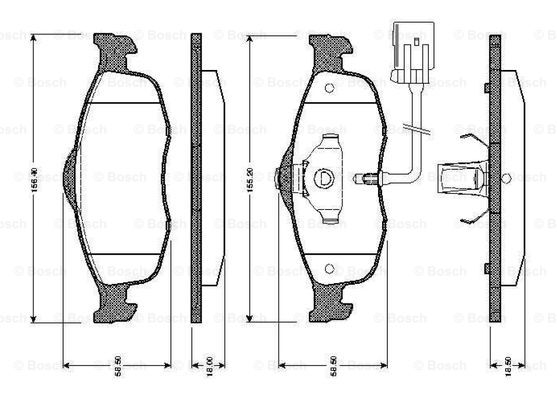 BOSCH 0 986 TB2 241 Brake...